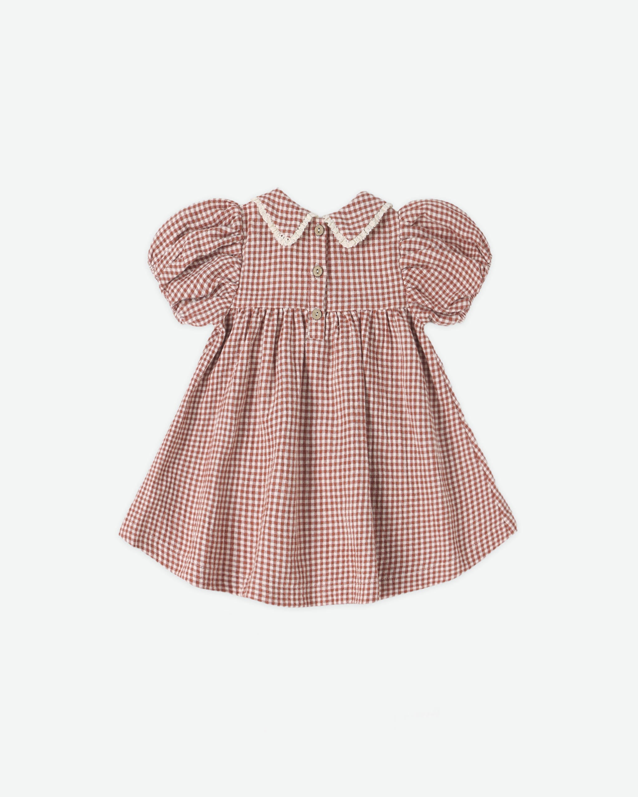 Rylee + Cru ライリーアンドクルー ベビー服 子供服　コラライン ドレス　レッドギンガム