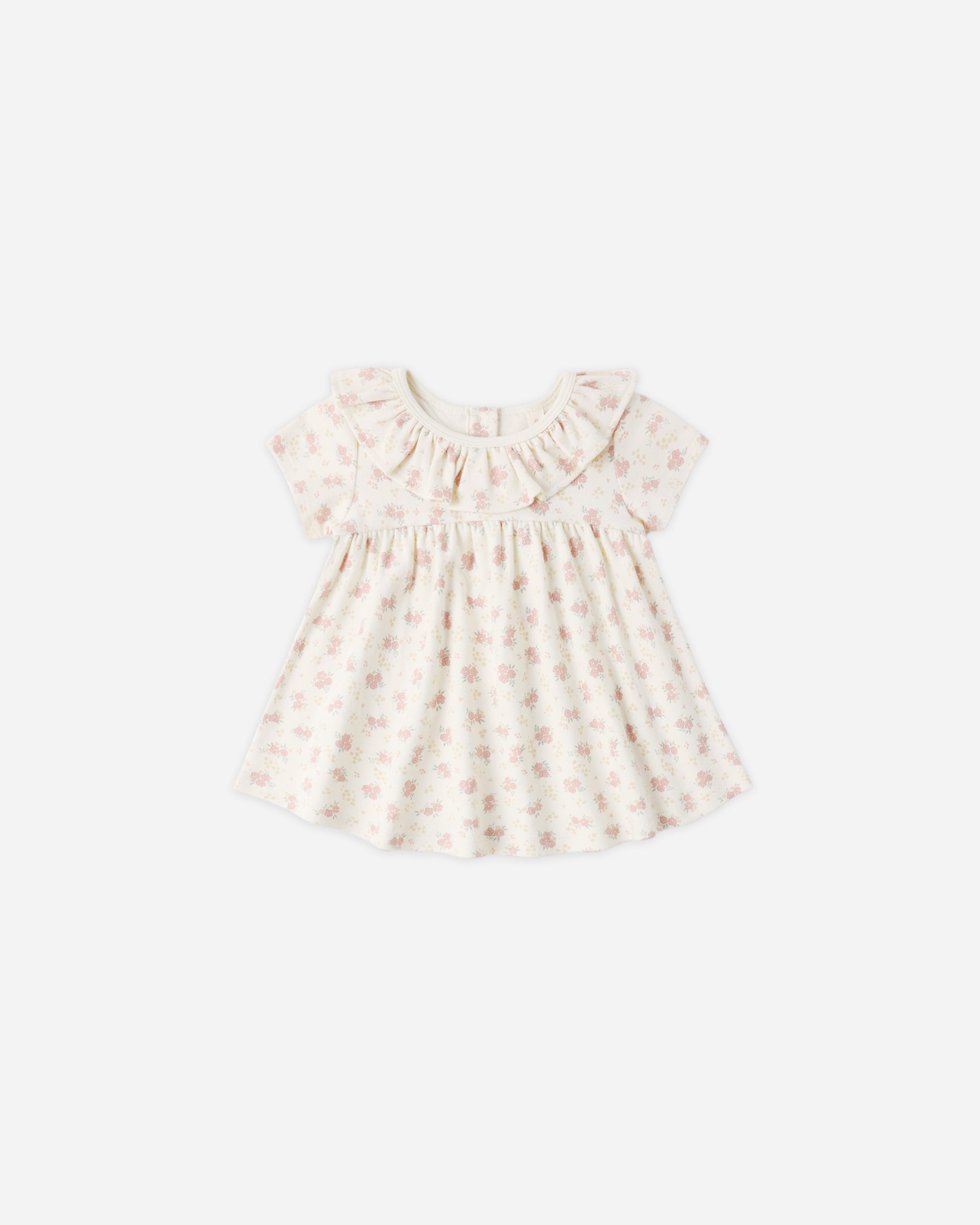 Rylee + Cru ライリーアンドクルー ベビー服 子供服 ラッフルカラージャージードレス　フラワーフィールド