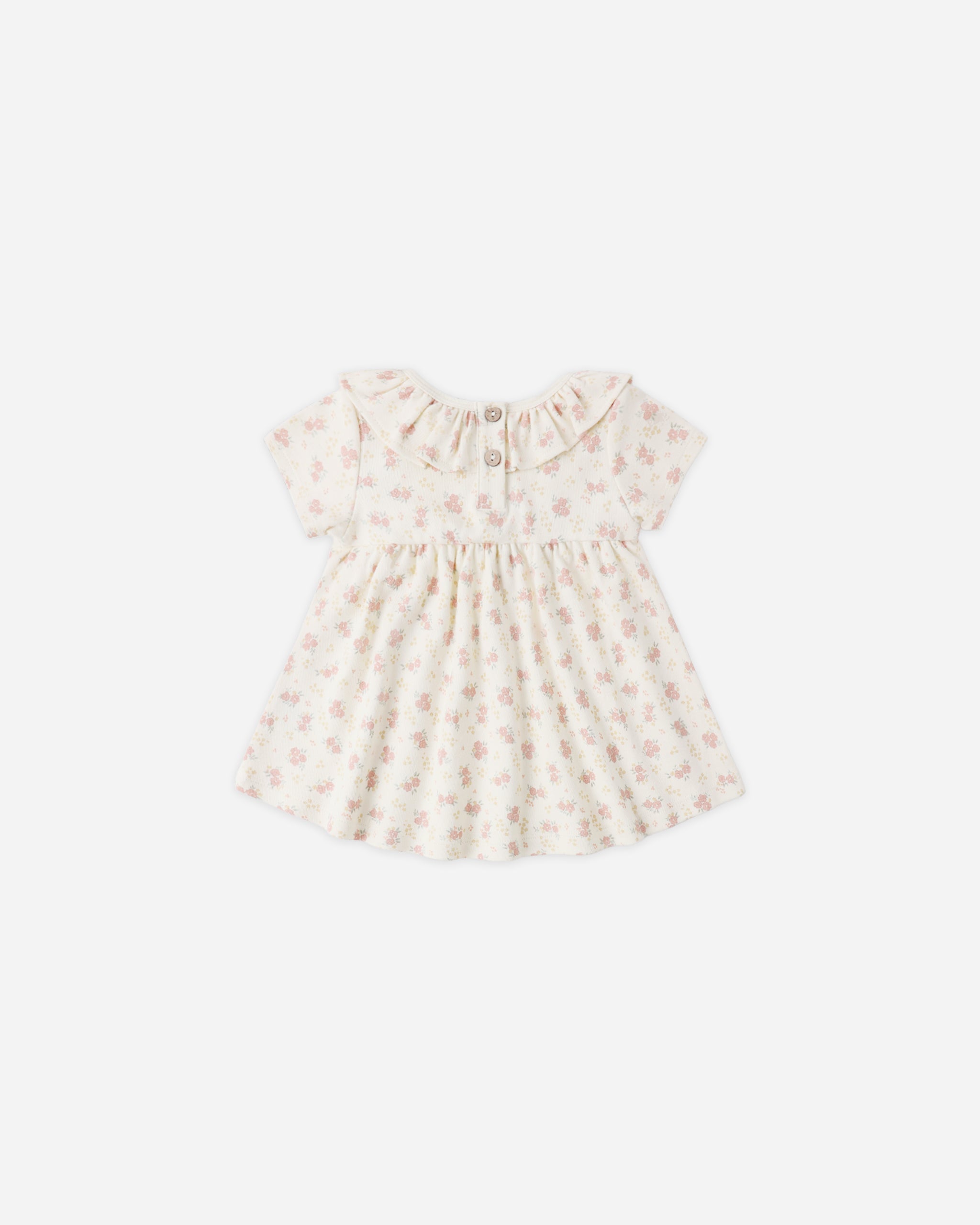 Rylee + Cru ライリーアンドクルー ベビー服 子供服 ラッフルカラージャージードレス　フラワーフィールド