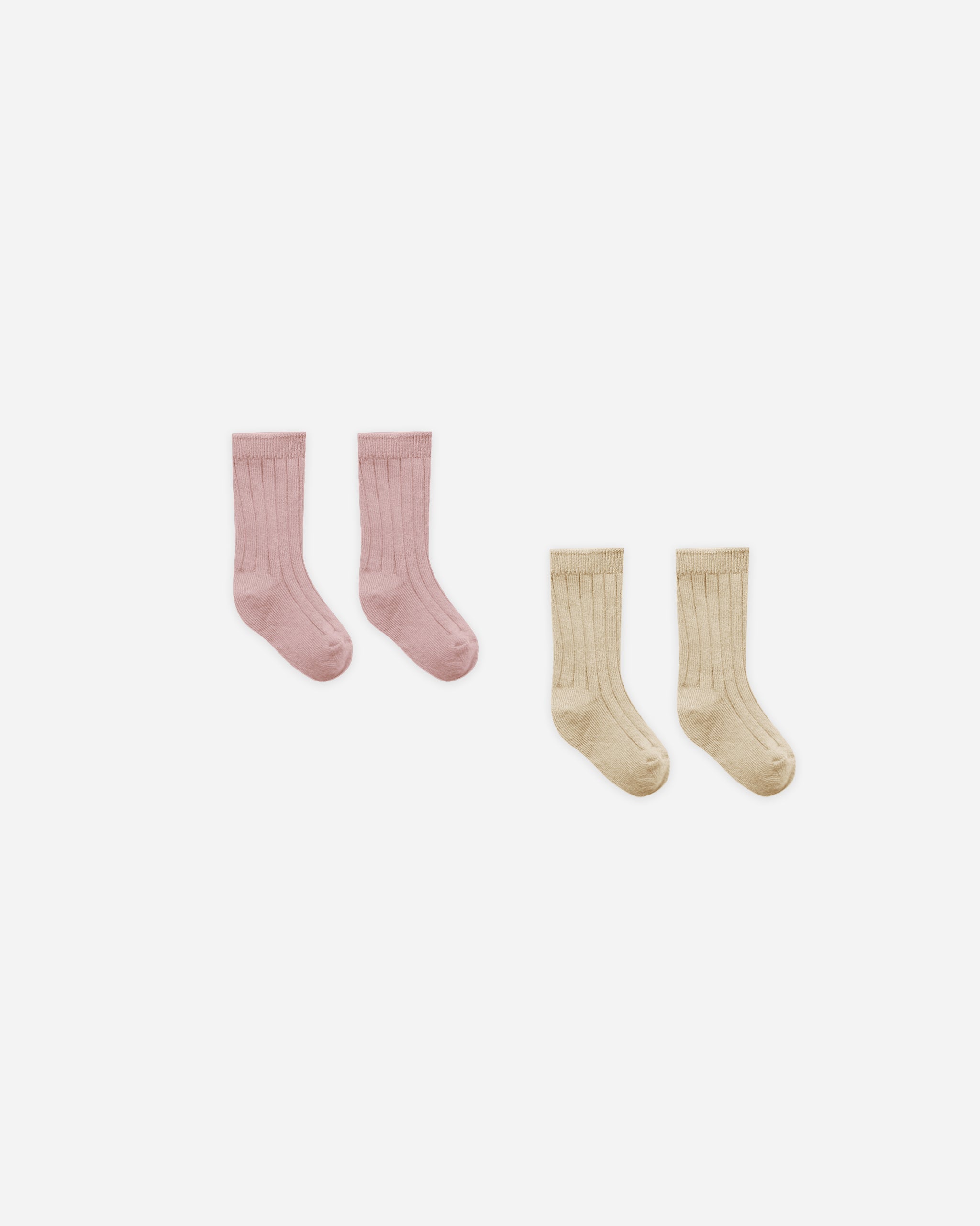 Rylee + Cru ライリーアンドクルー ベビー服 子供服 ソックスセット　バタースコッチ、モーブ