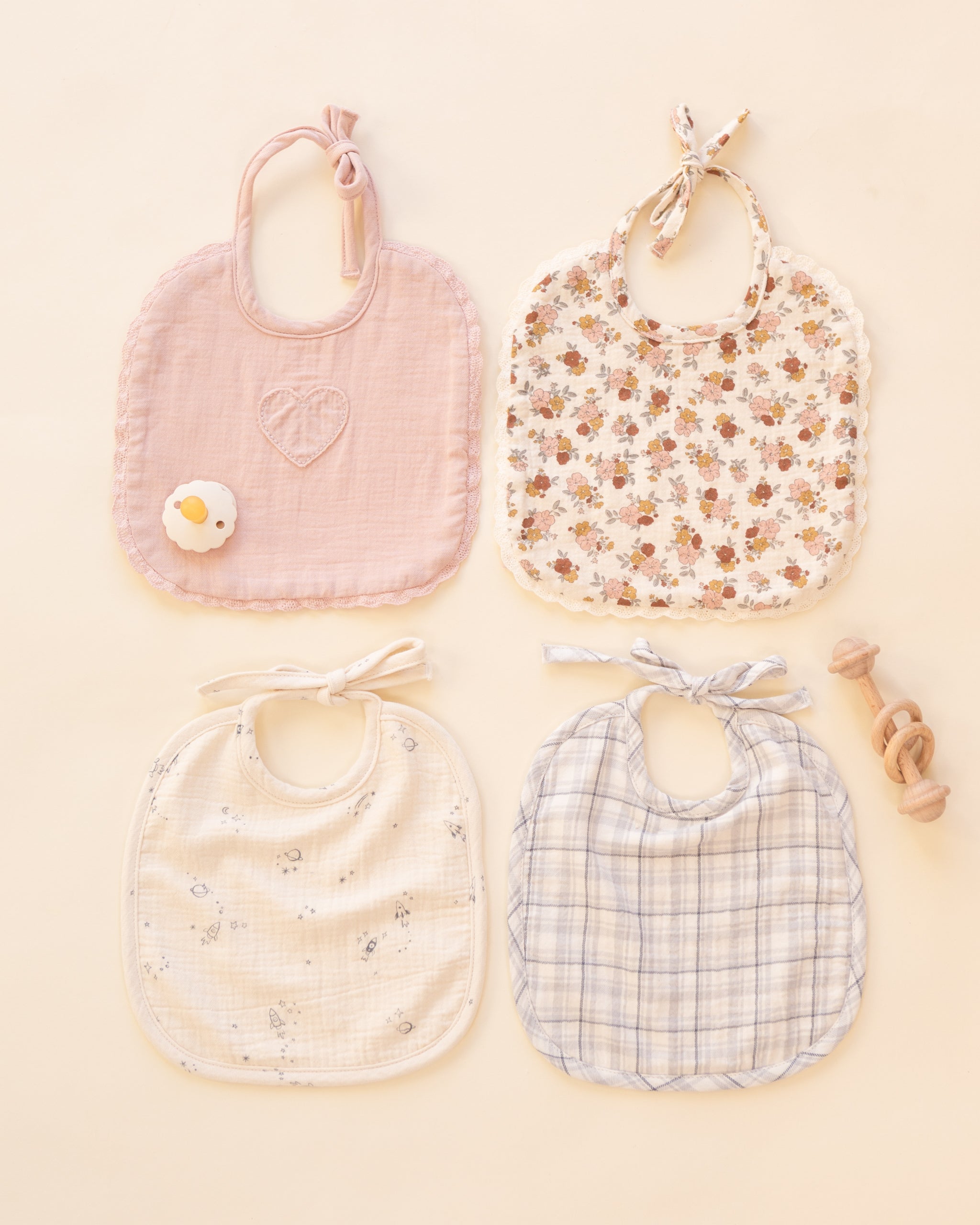 Rylee + Cru ライリーアンドクルー ベビー服 子供服 ウーブンタイビブ　スペース