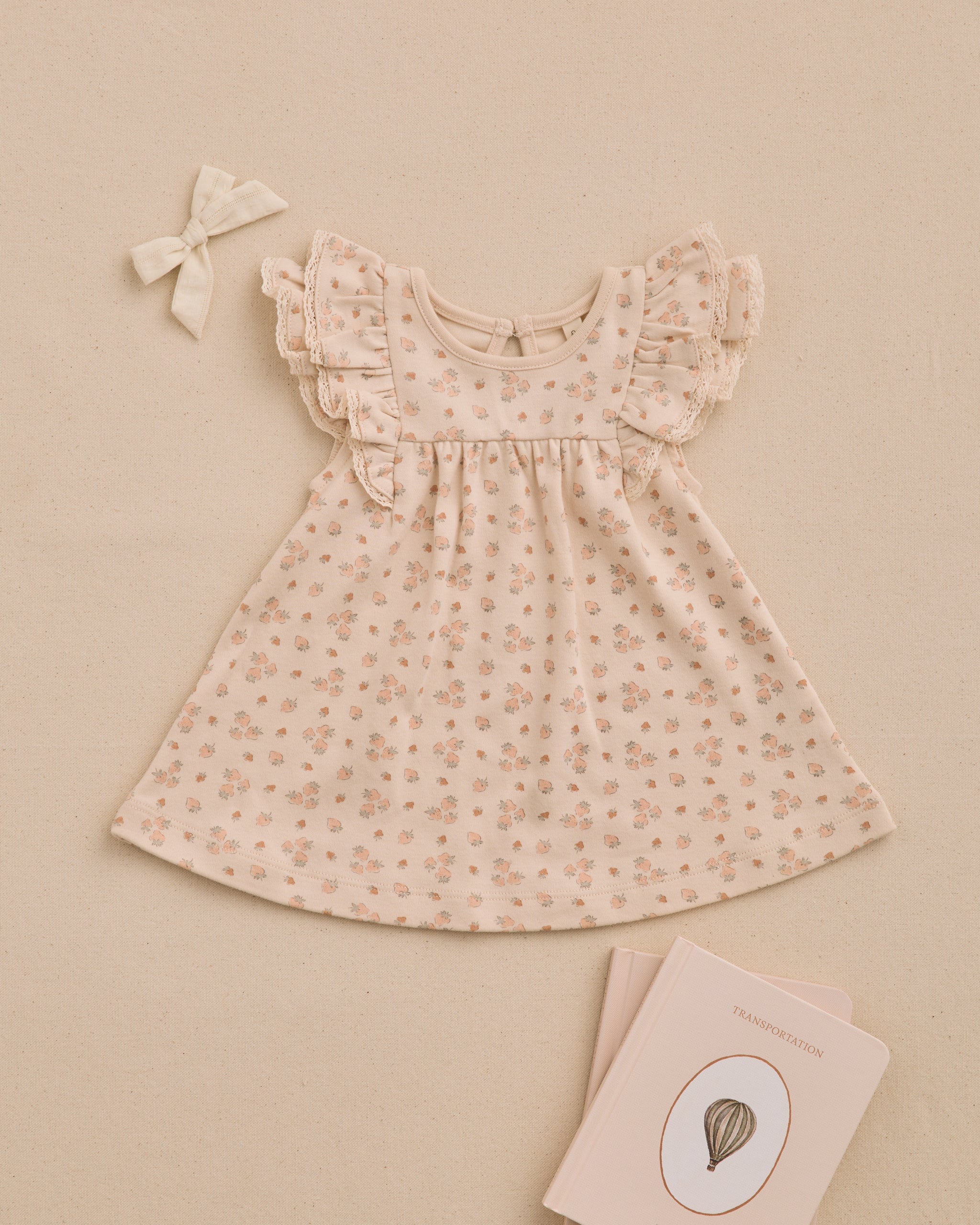 Rylee + Cru ライリーアンドクルー ベビー服 子供服 フラッタードレス　イチゴ
