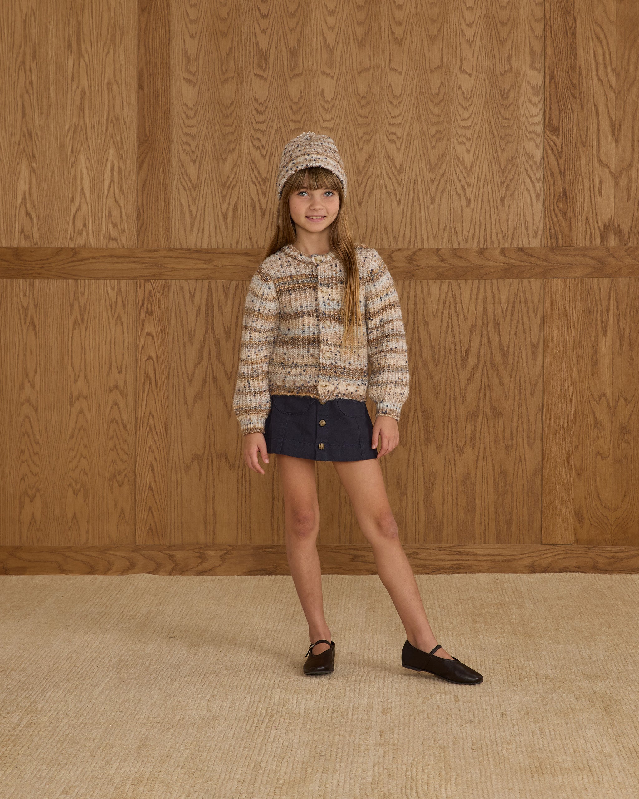 Rylee + Cru ライリーアンドクルー ベビー服 子供服  ビーニー　ストーンマルチストライプ