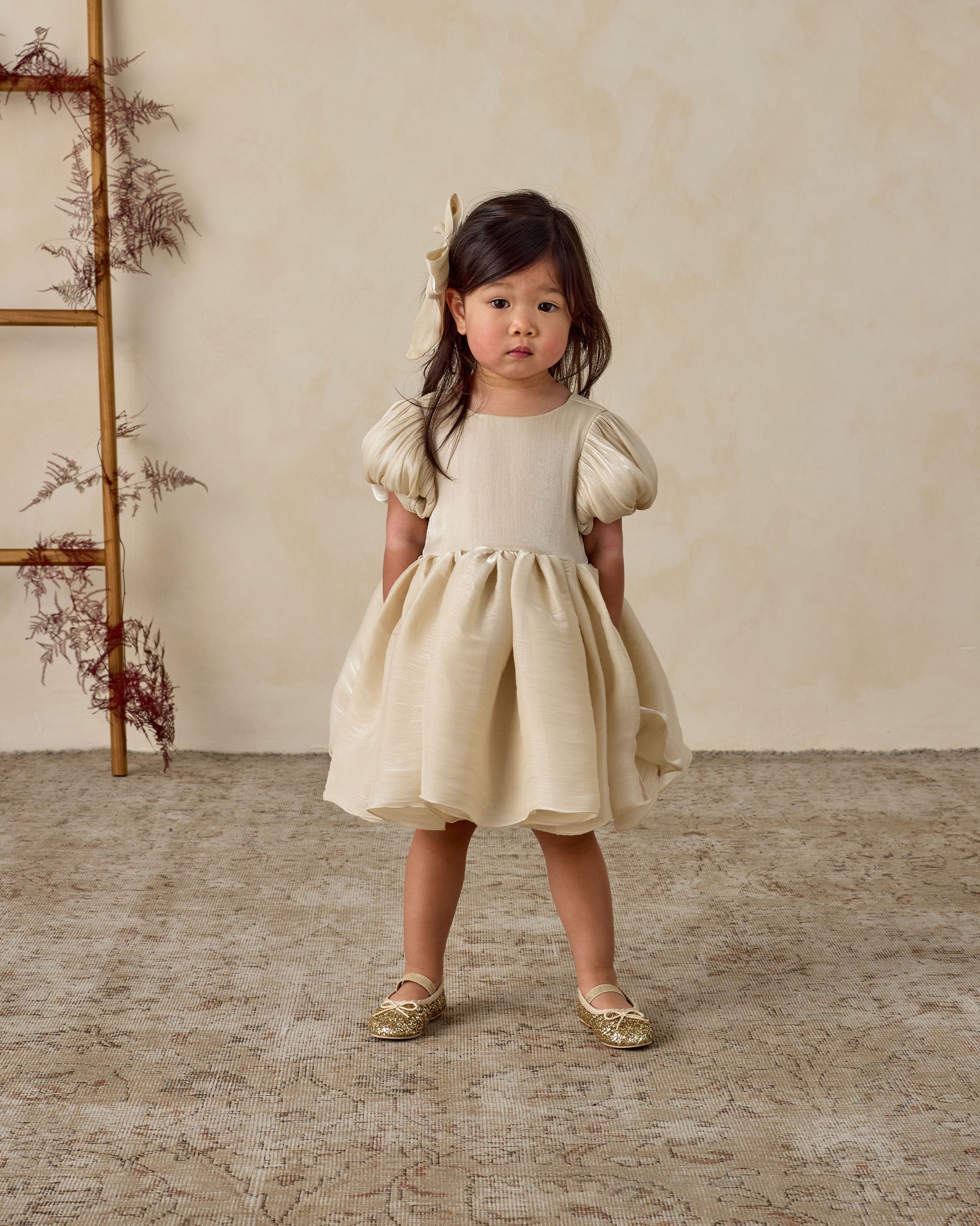Rylee + Cru ライリーアンドクルー ベビー服 子供服  ソフィア ドレス　エクリュ