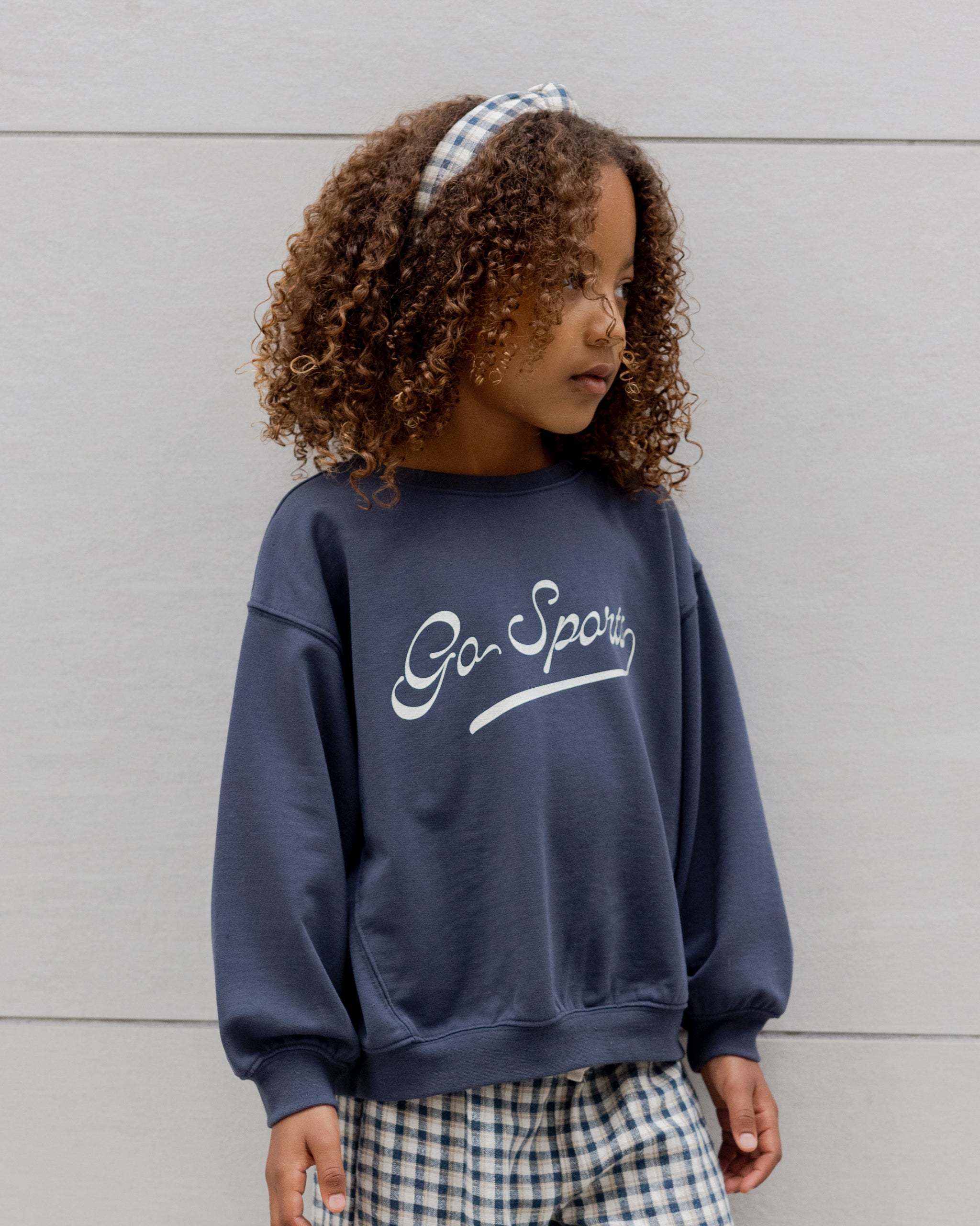 Rylee + Cru ライリーアンドクルー ベビー服 子供服  オーバーサイズスウェットシャツ　ゴーズポーツ