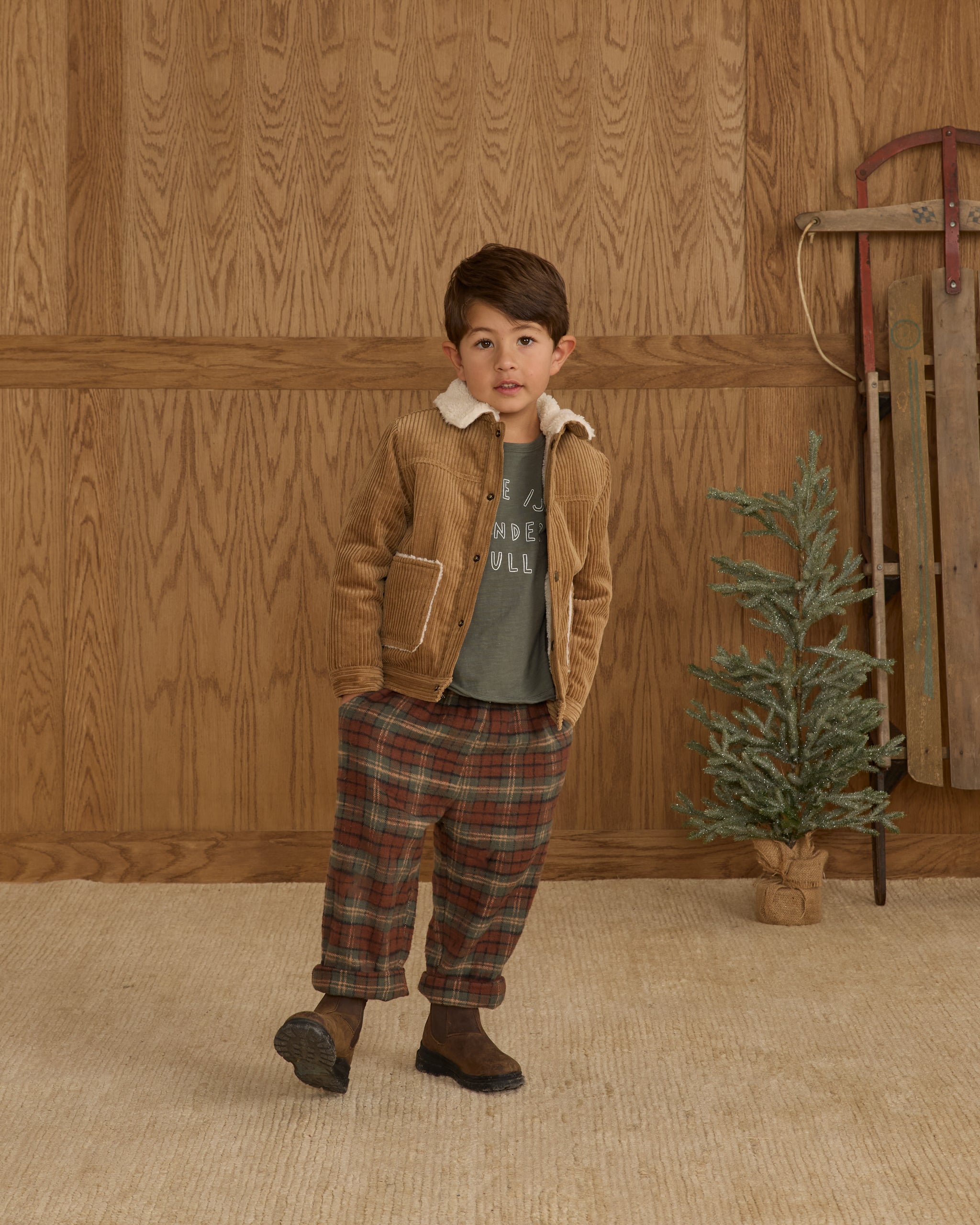 Rylee + Cru ライリーアンドクルー ベビー服 子供服  コーデュロイジャケット　トフィー