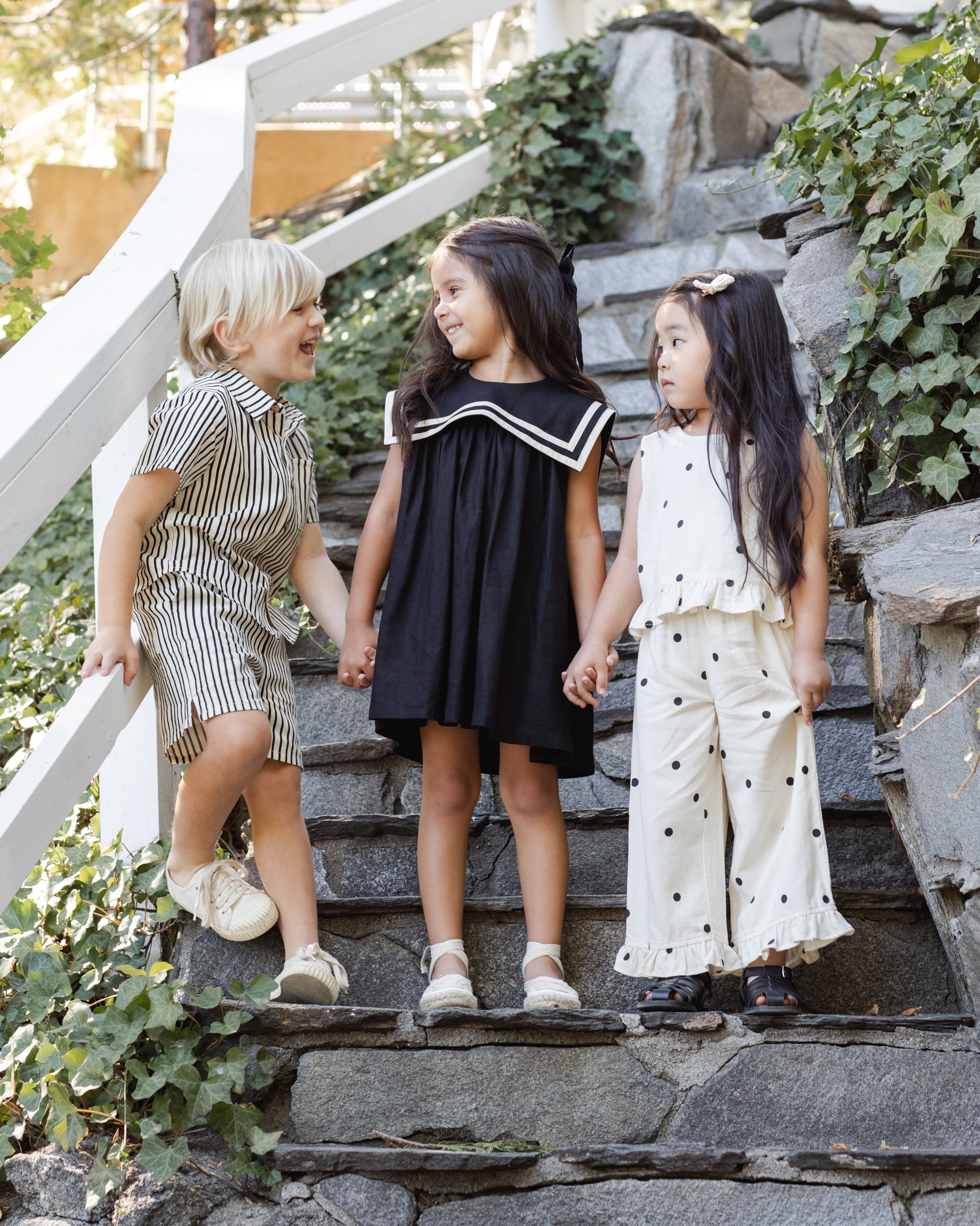 Rylee + Cru ライリーアンドクルー ベビー服 子供服 クロシェボウクリップ　アイボリー