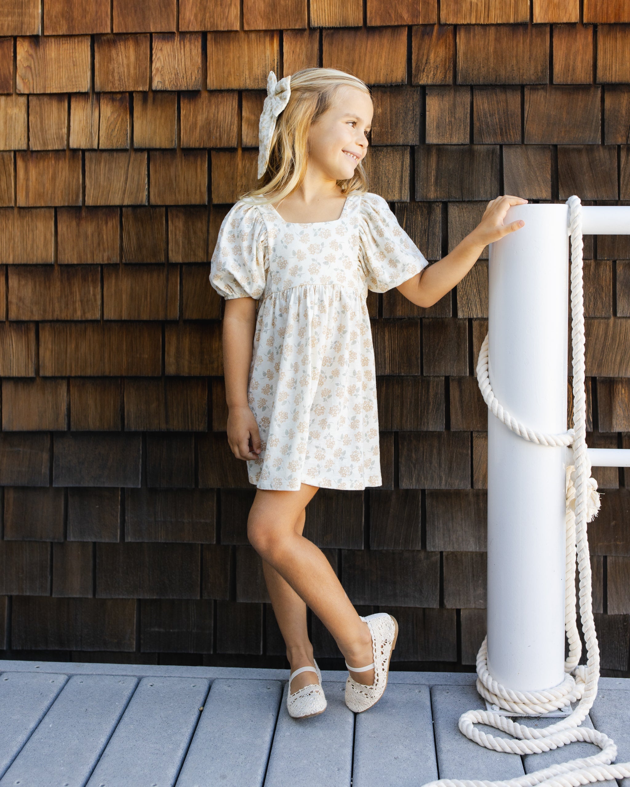 Rylee + Cru ライリーアンドクルー ベビー服 子供服 ブレアドレス　イエローディッツィ
