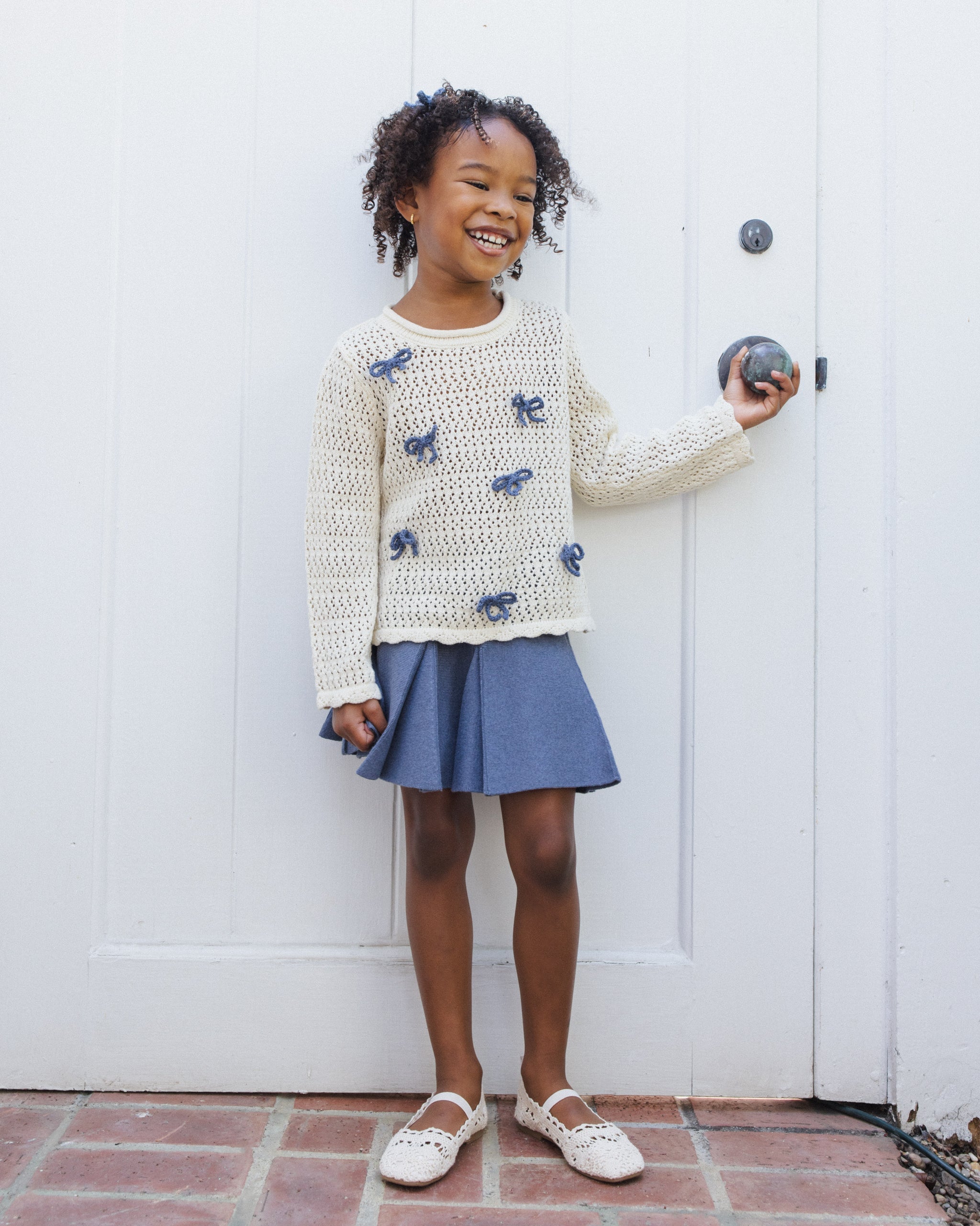 Sloane Knit Skirt Marine