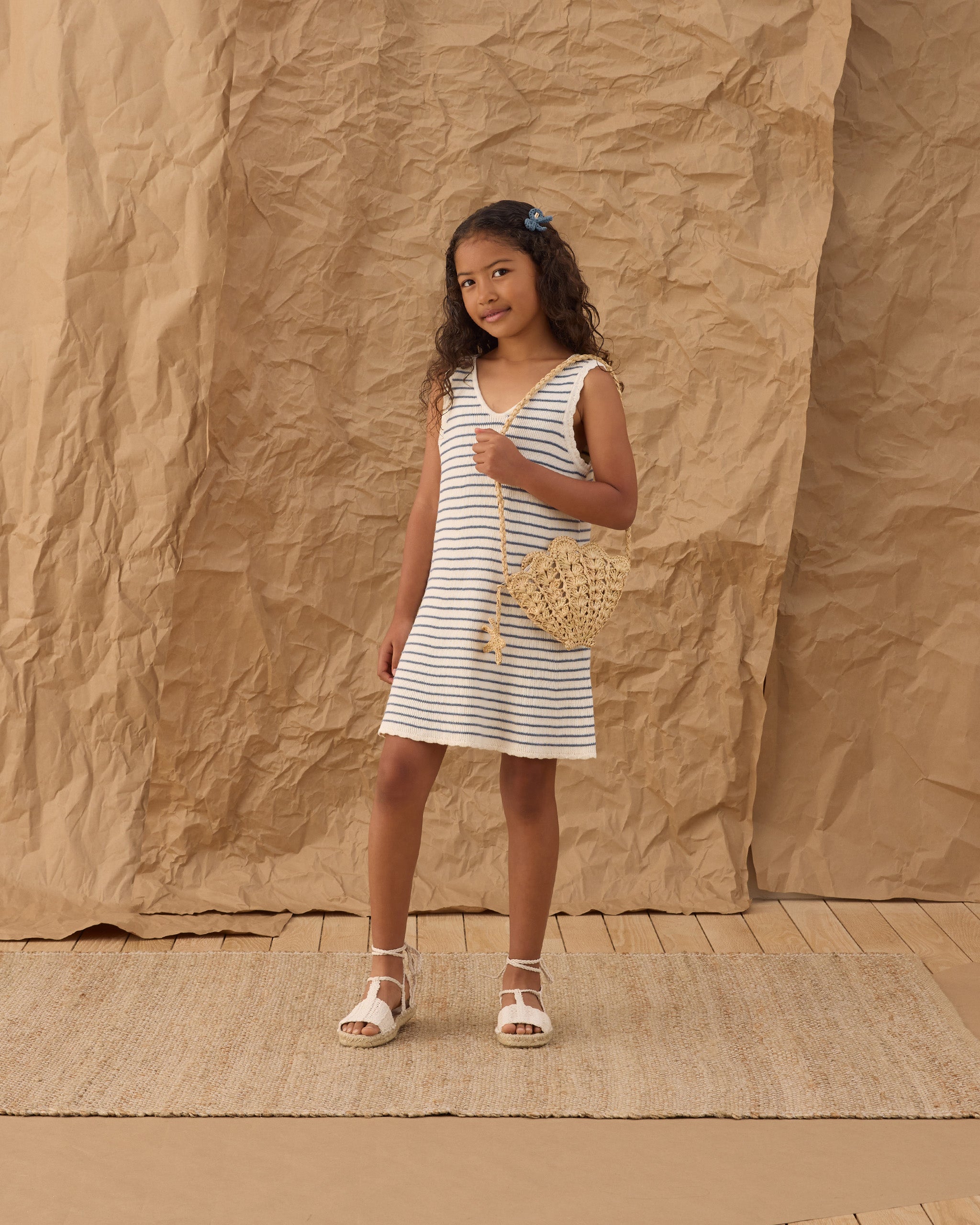 Shell Purse Straw