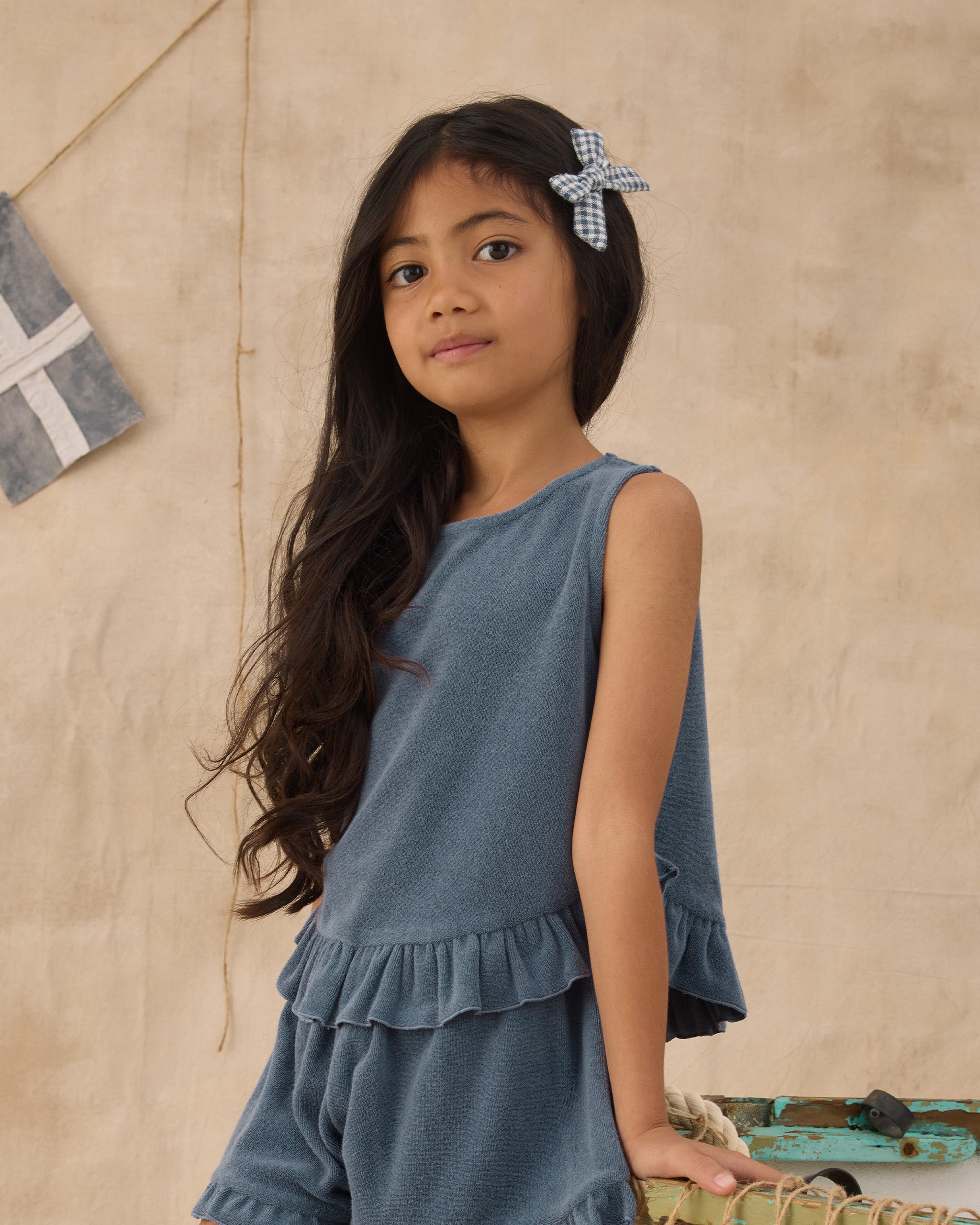 Rylee + Cru ライリーアンドクルー ベビー服 子供服 フェイセット　マリン