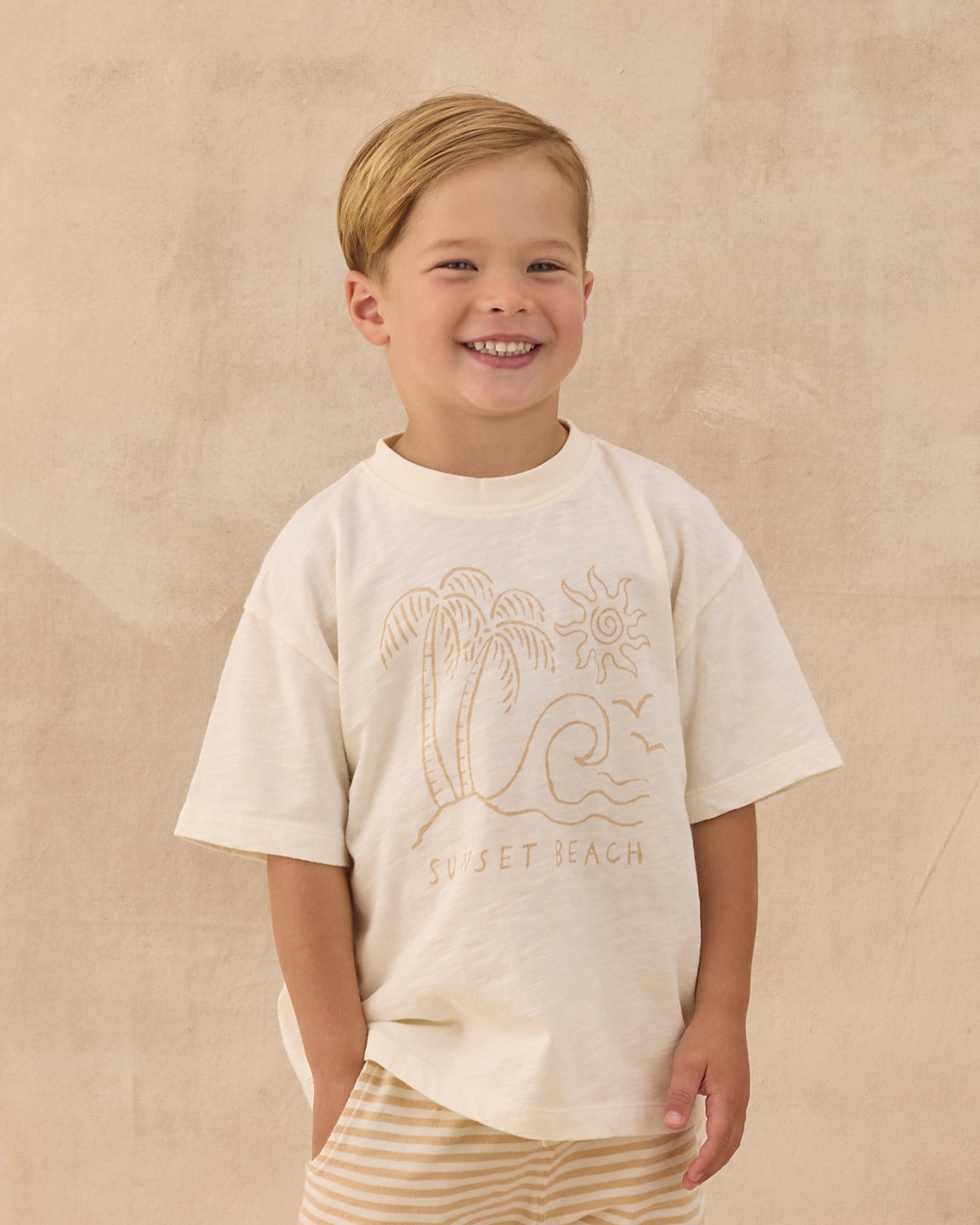 Rylee + Cru ライリーアンドクルー ベビー服 子供服 リラックスTシャツ　サンセット