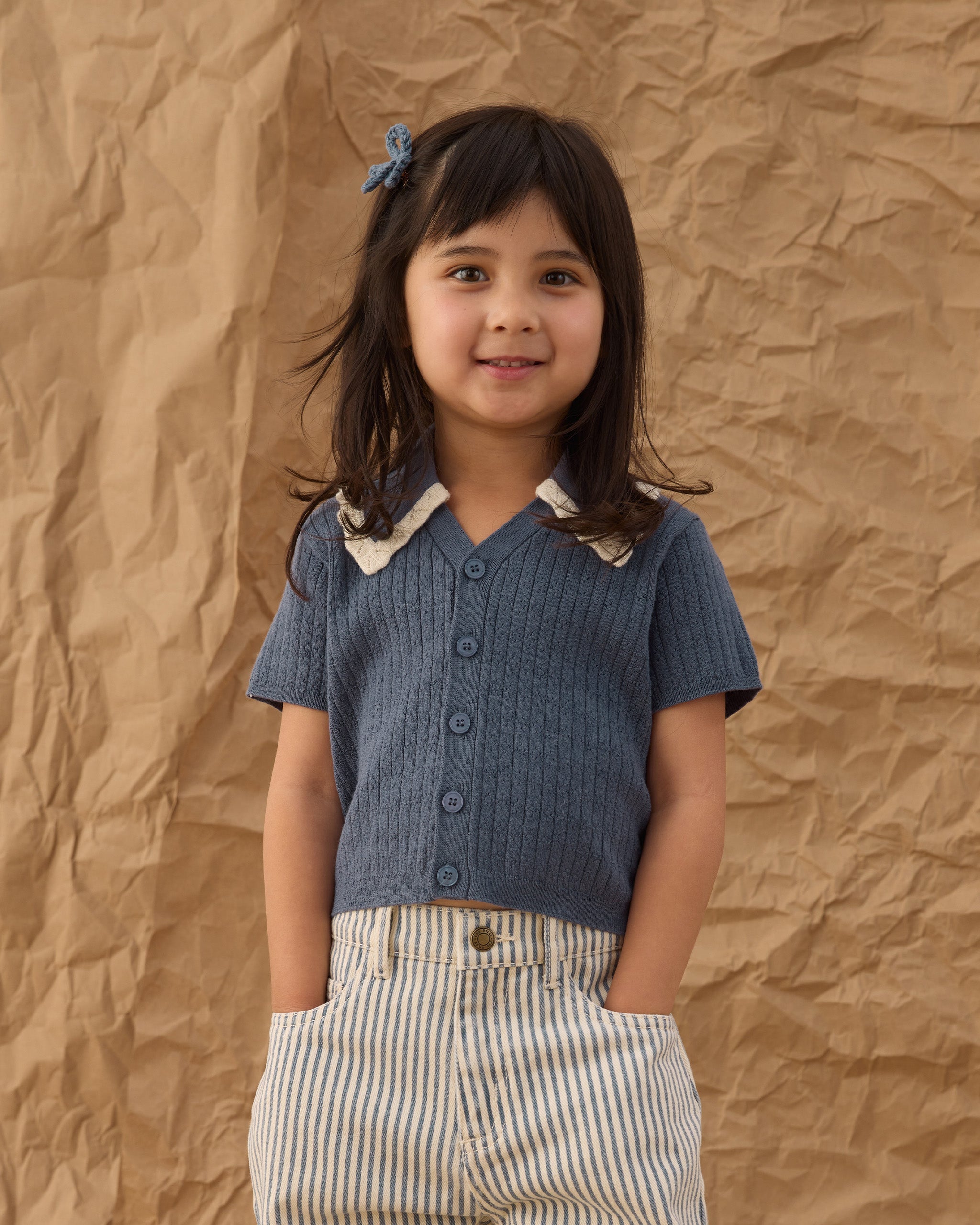 Rylee + Cru ライリーアンドクルー ベビー服 子供服 スローン ニットトップ　マリン