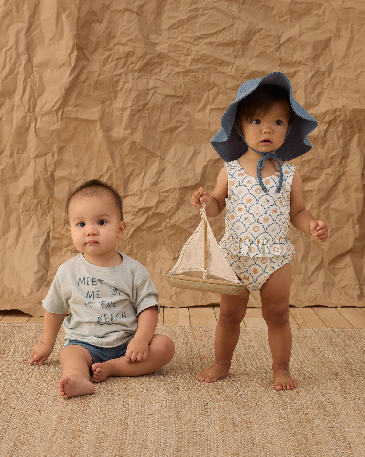 Rylee + Cru ライリーアンドクルー ベビー服 子供服 ローエッジティー　ミートミーアットザビーチ