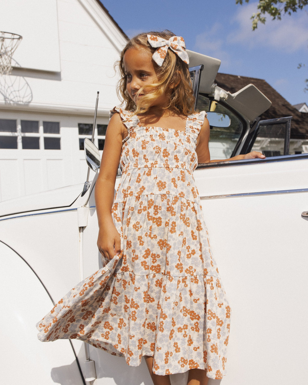 Rylee + Cru ライリーアンドクルー ベビー服 子供服 ジョシードレス　アメリカーナフローラル