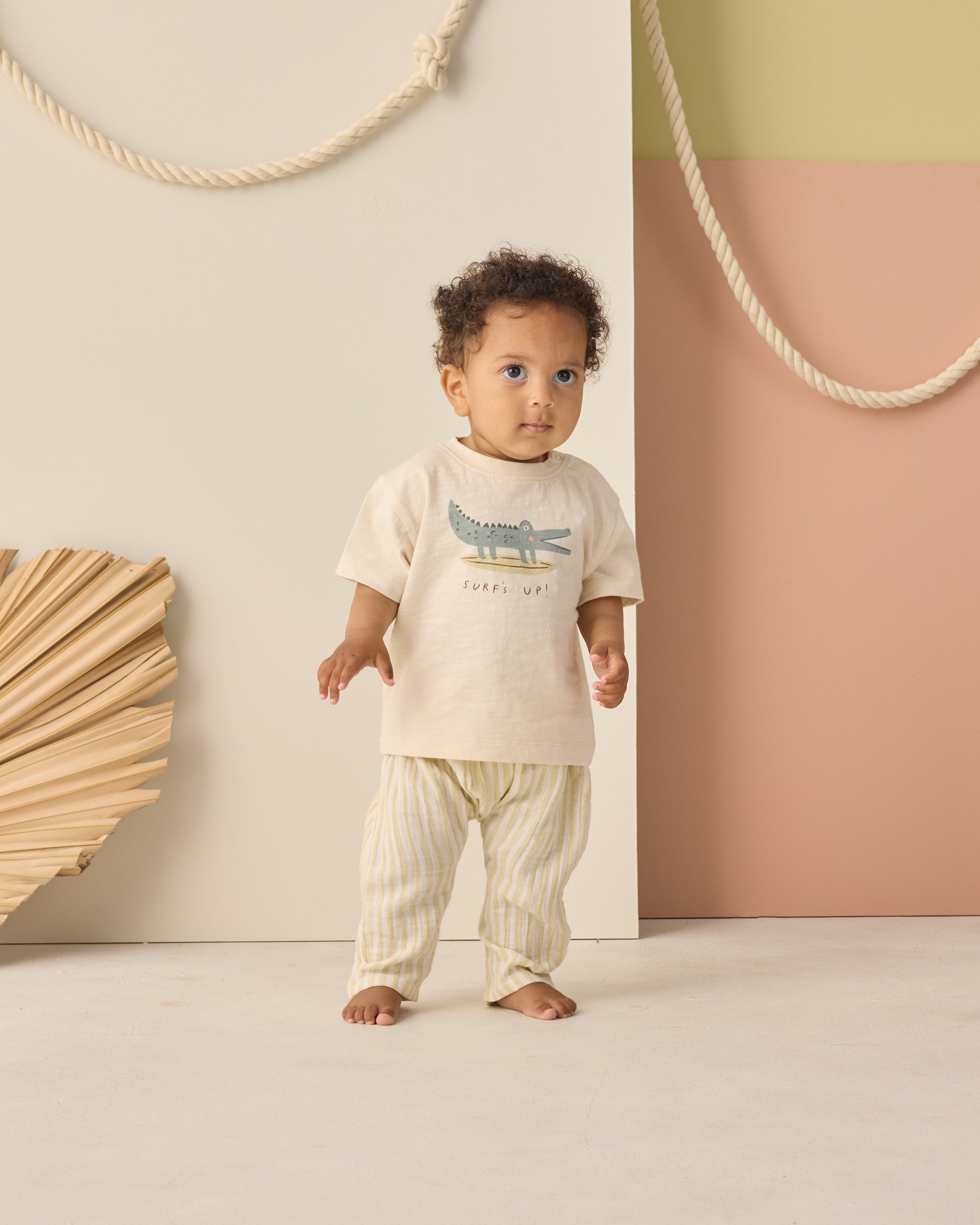Rylee + Cru ライリーアンドクルー ベビー服 子供服 リラックスTシャツ　アリゲーター