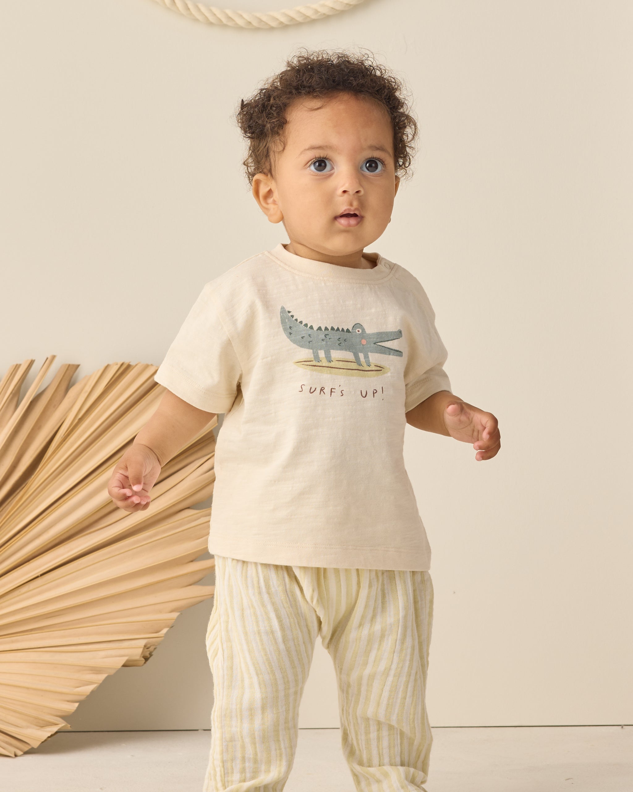 Rylee + Cru ライリーアンドクルー ベビー服 子供服 リラックスTシャツ　アリゲーター