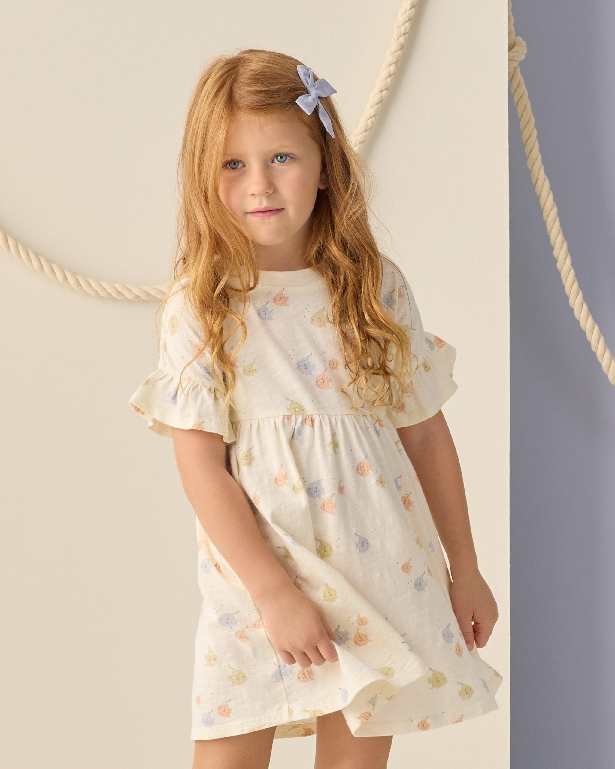 Rylee + Cru ライリーアンドクルー ベビー服 子供服 ボウ2コセット　ペリウィンクル