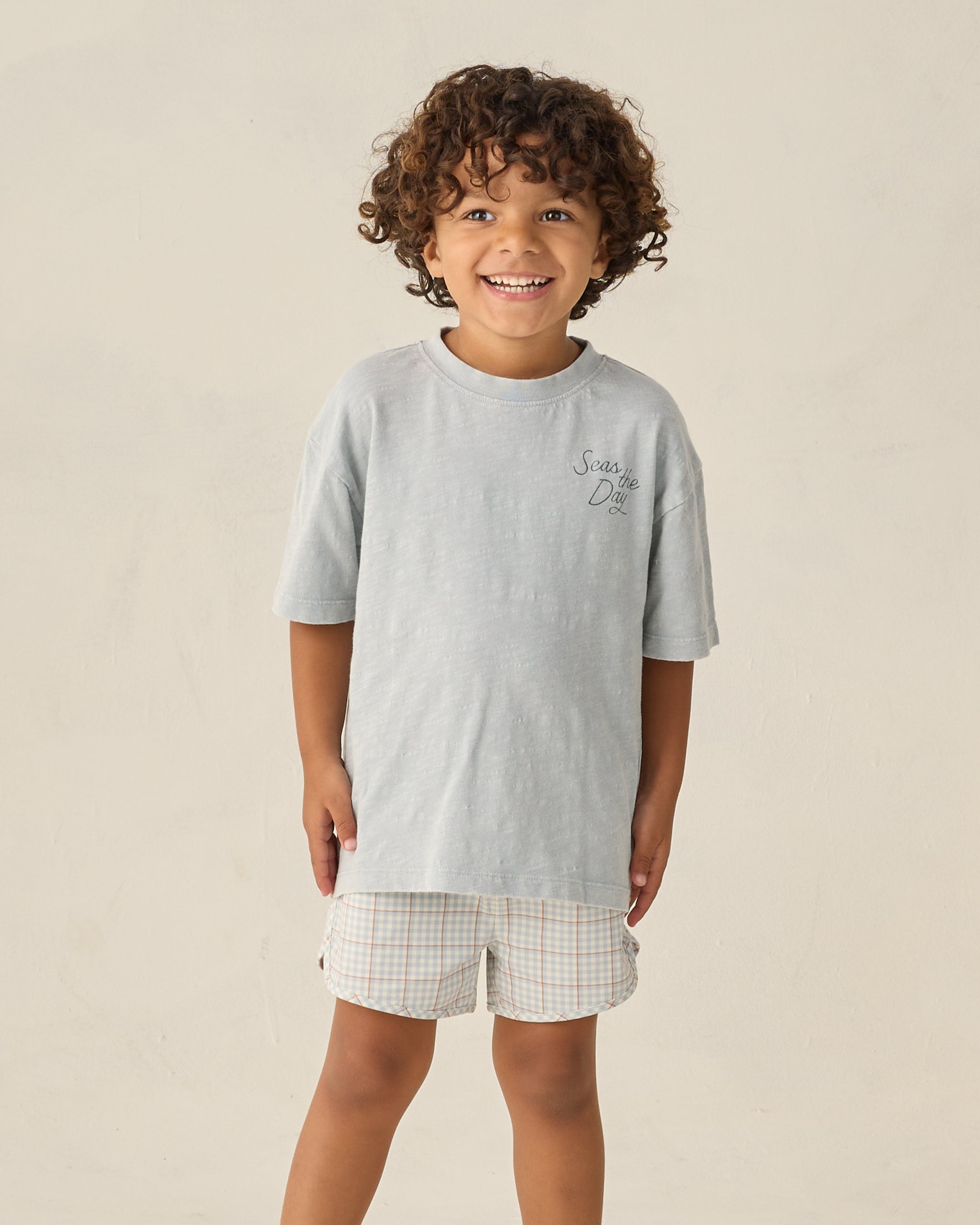Relaxed Tee Seas The Day - Rylee + Cru | Kids Clothes | Trendy Baby Clothes | Modern Infant Outfits |