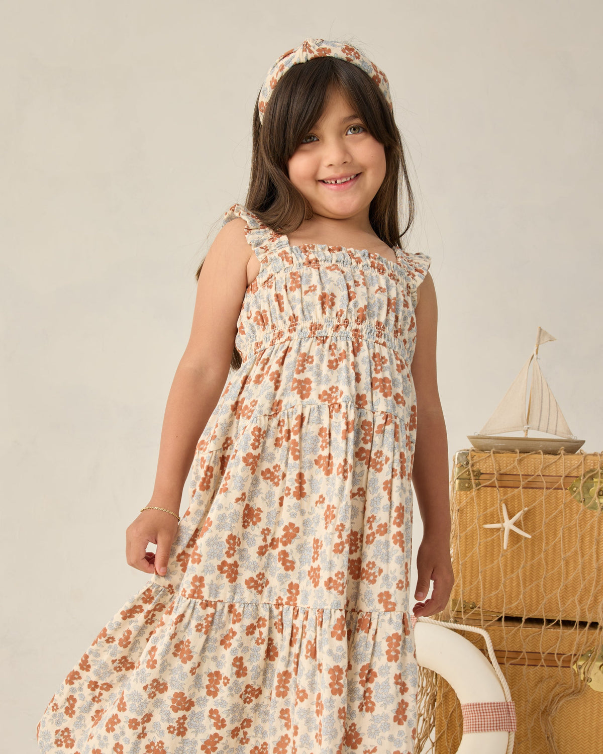 Rylee + Cru ライリーアンドクルー ベビー服 子供服 ジョシードレス　アメリカーナフローラル