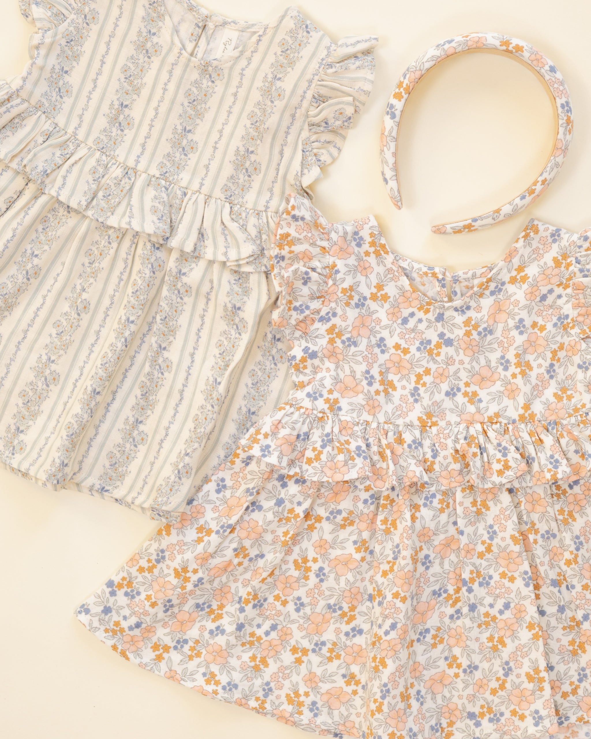 Rylee + Cru ライリーアンドクルー ベビー服 子供服 ブリエルドレス　フラワーフィールド