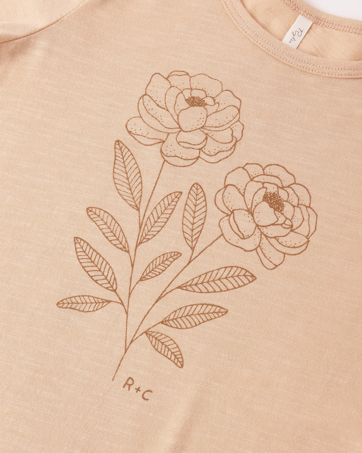 Rylee + Cru ライリーアンドクルー ベビー服 子供服 ベーシックTシャツ　ピオニー