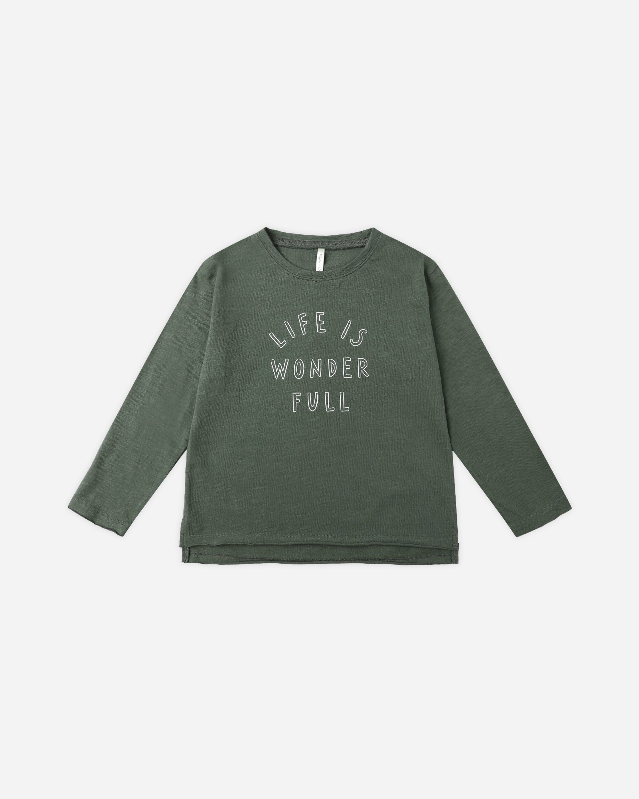 Rylee + Cru ライリーアンドクルー ベビー服 子供服  ローエッジロングスリーブティー　ライフイズワンダフル