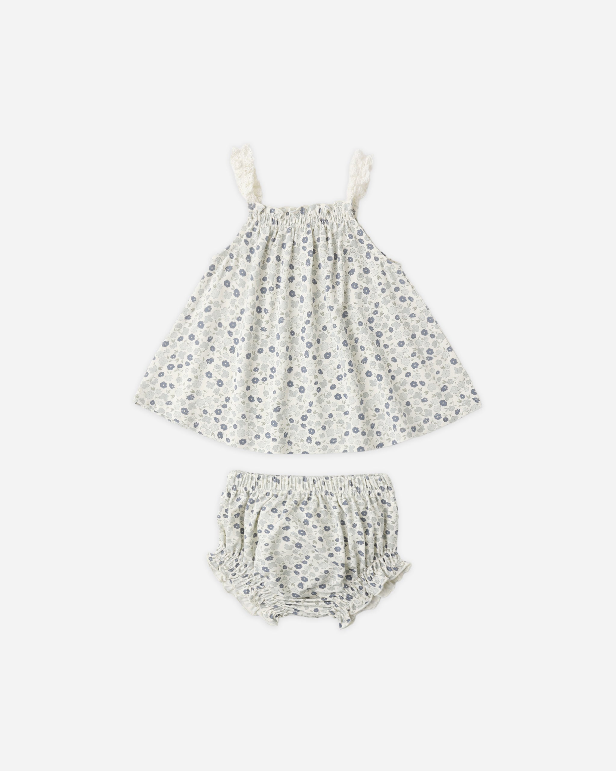 Rylee + Cru ライリーアンドクルー ベビー服 子供服 スイングトップ＆ブルマーセット　ブルーディッツィ