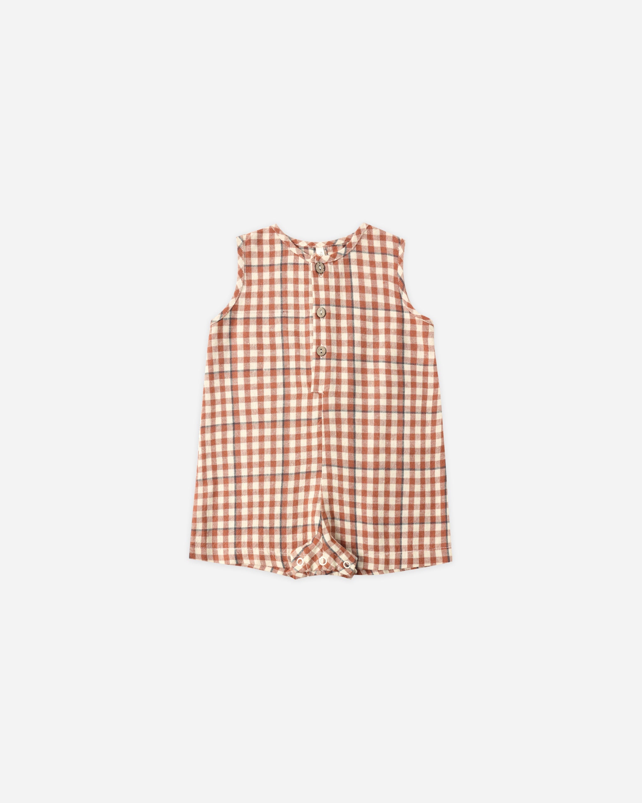 Rylee + Cru ライリーアンドクルー ベビー服 子供服 マーベリック ロンパー　ポピーギンガム