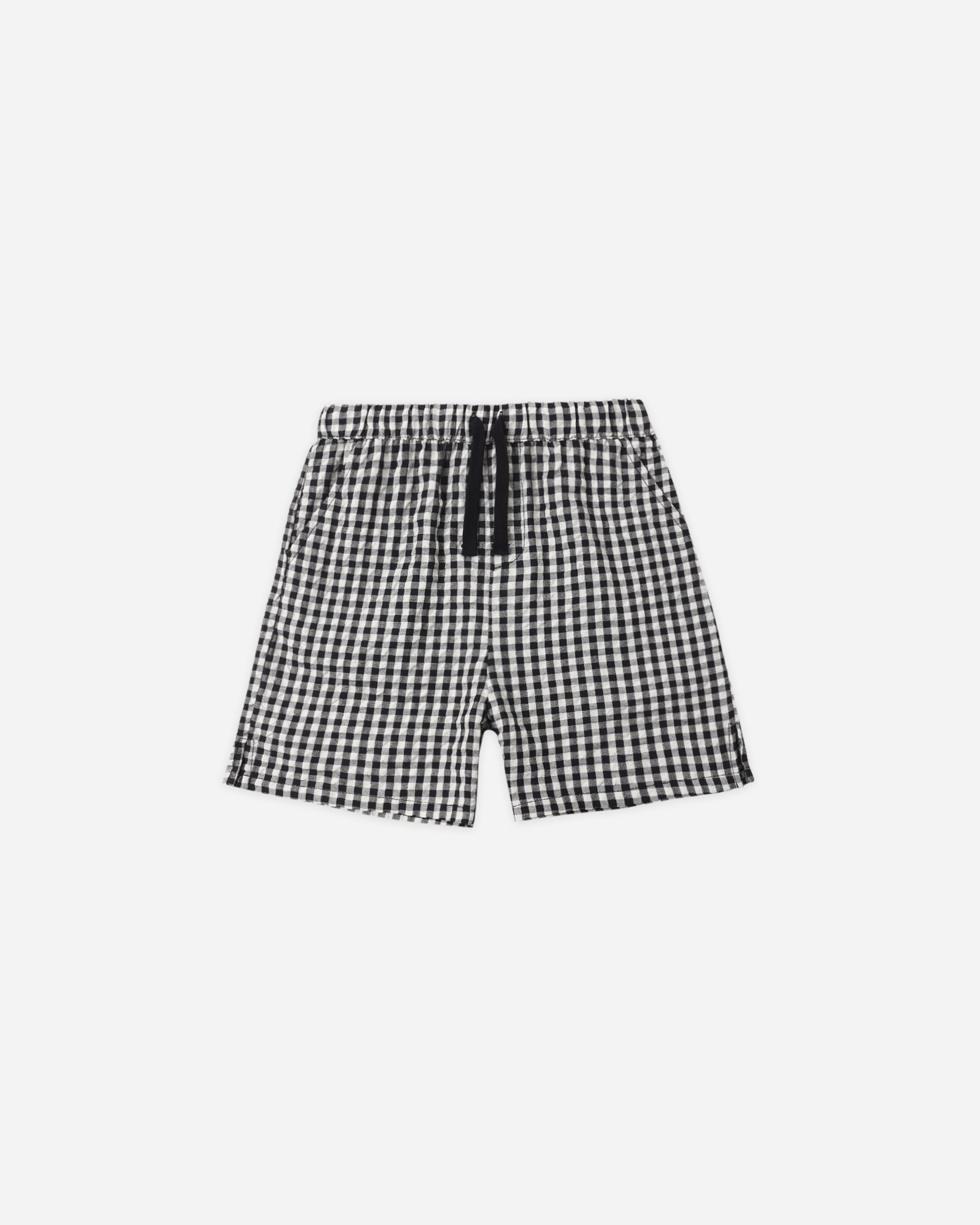 Rylee + Cru ライリーアンドクルー ベビー服 子供服 ペリーショート　ブラックチェック