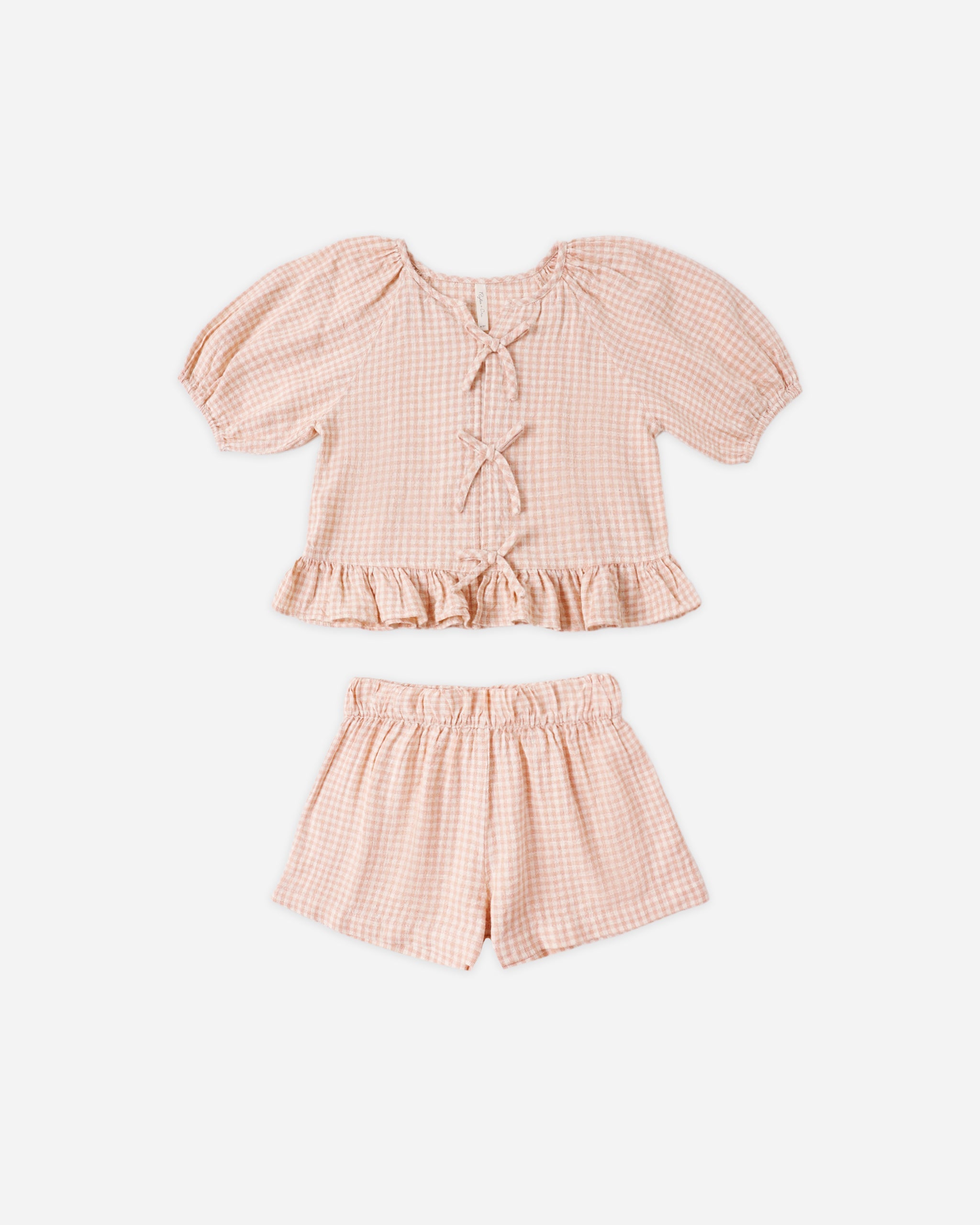 Rylee + Cru ライリーアンドクルー ベビー服 子供服 ジュニパーセット　ペタルギンガム