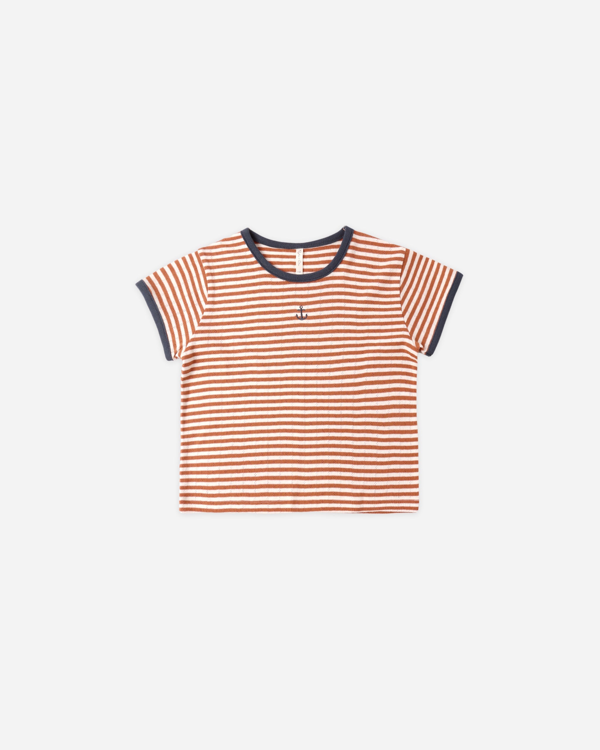 Rylee + Cru ライリーアンドクルー ベビー服 子供服 ポインテールTシャツ　ポピーストライプ