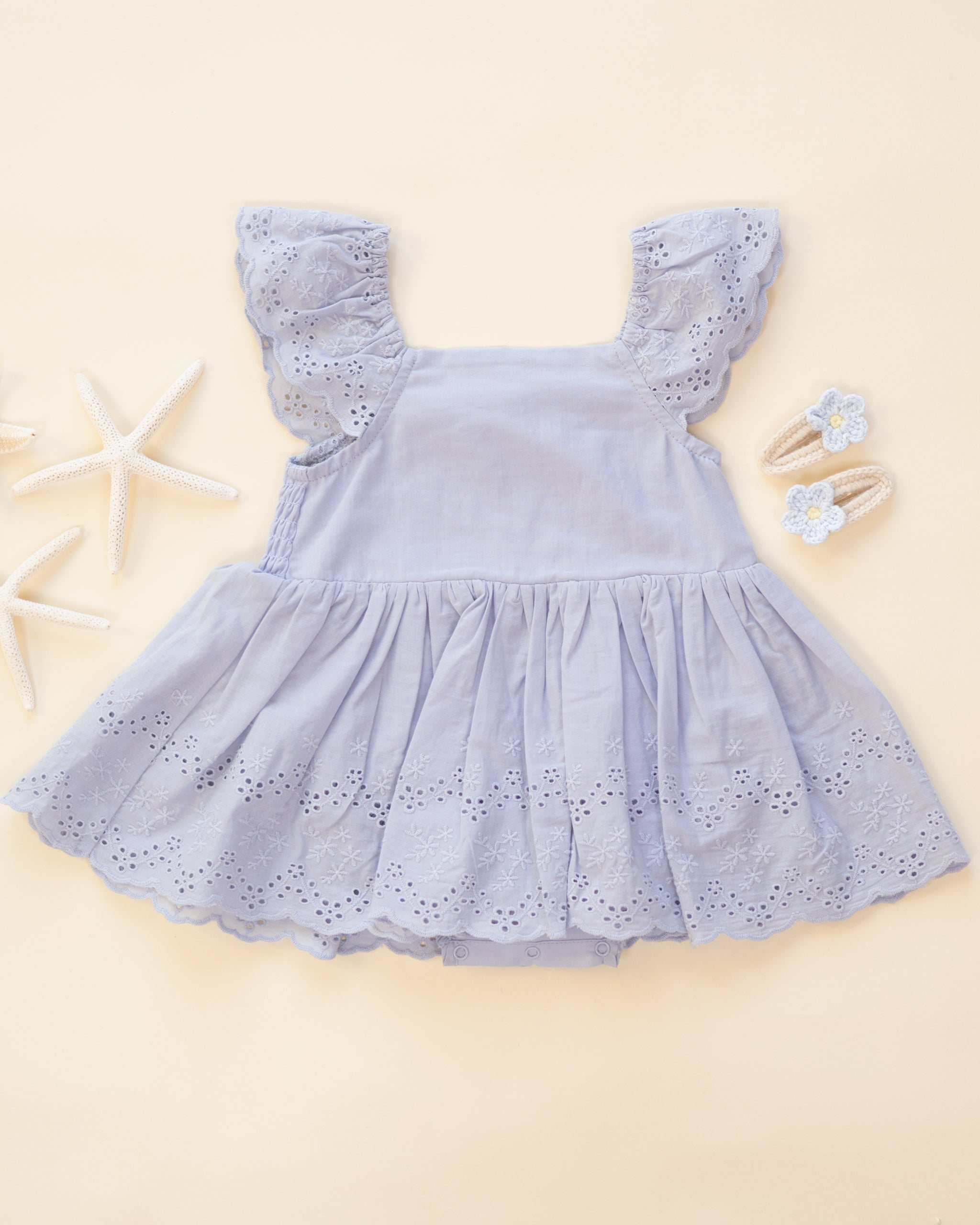Rylee + Cru ライリーアンドクルー ベビー服 子供服 レミ ロンパース　ペリウィンクル