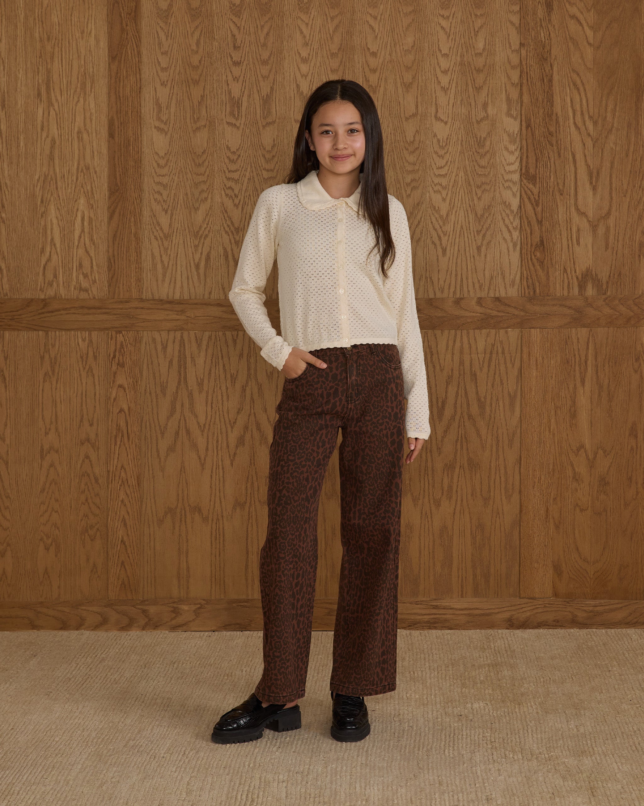 Rylee + Cru ライリーアンドクルー ベビー服 子供服  リオ カーディガン　アイボリー