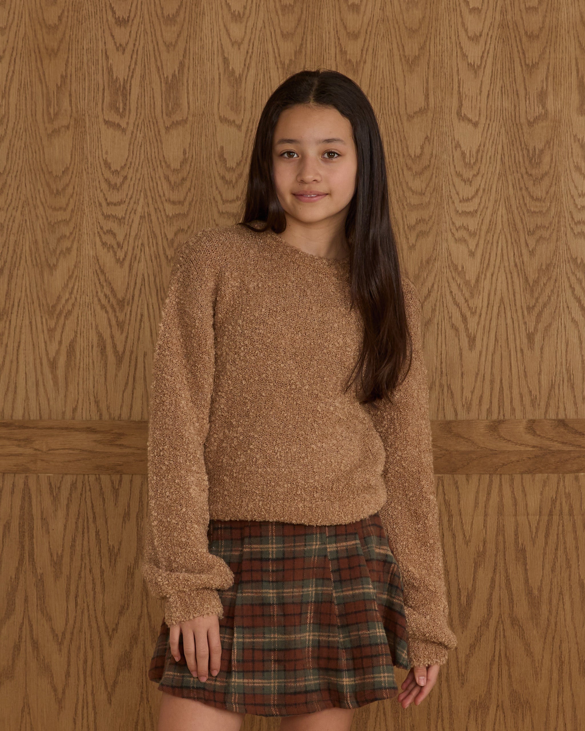 Rylee + Cru ライリーアンドクルー ベビー服 子供服  アスペンセーター　トフィーブークレ