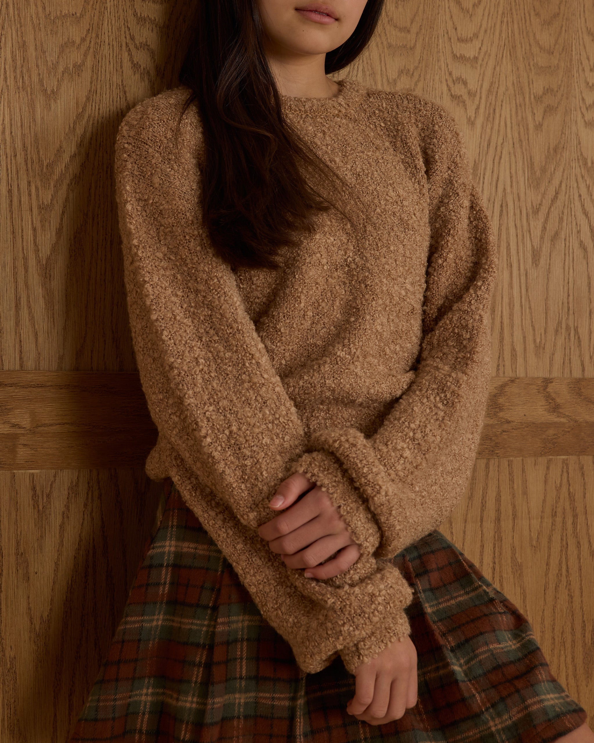 Rylee + Cru ライリーアンドクルー ベビー服 子供服  アスペンセーター　トフィーブークレ