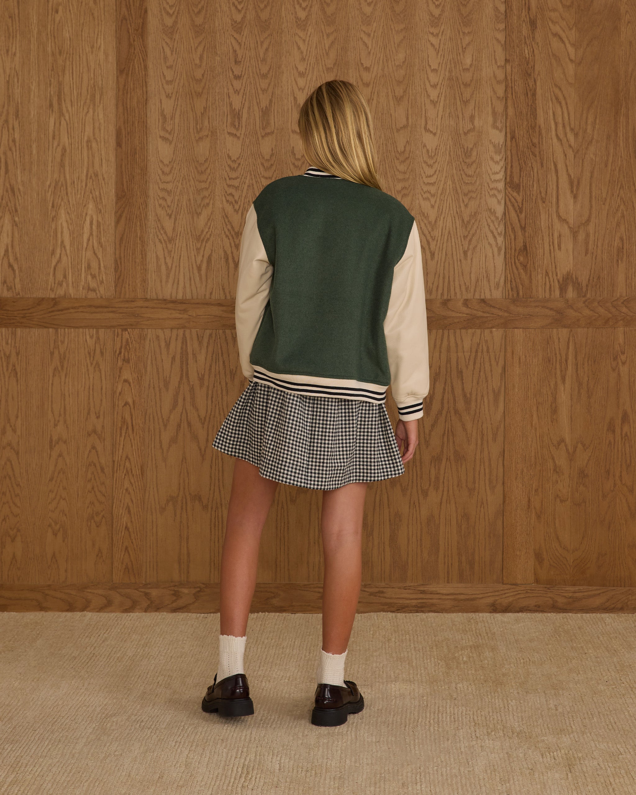 Rylee + Cru ライリーアンドクルー ベビー服 子供服  バーシティジャケット　グリーン