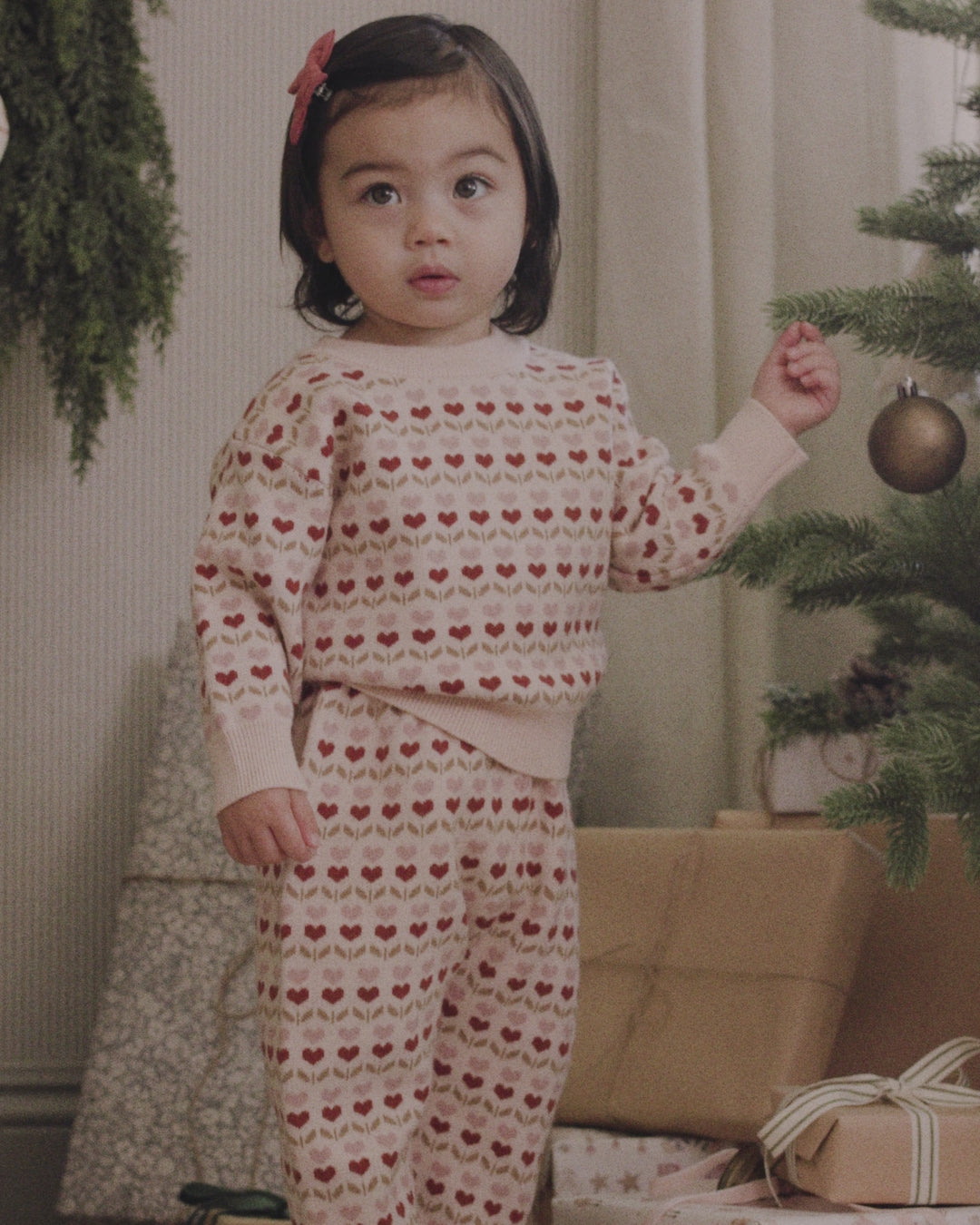 Ruffle Collar Dress || Natural Ditsy